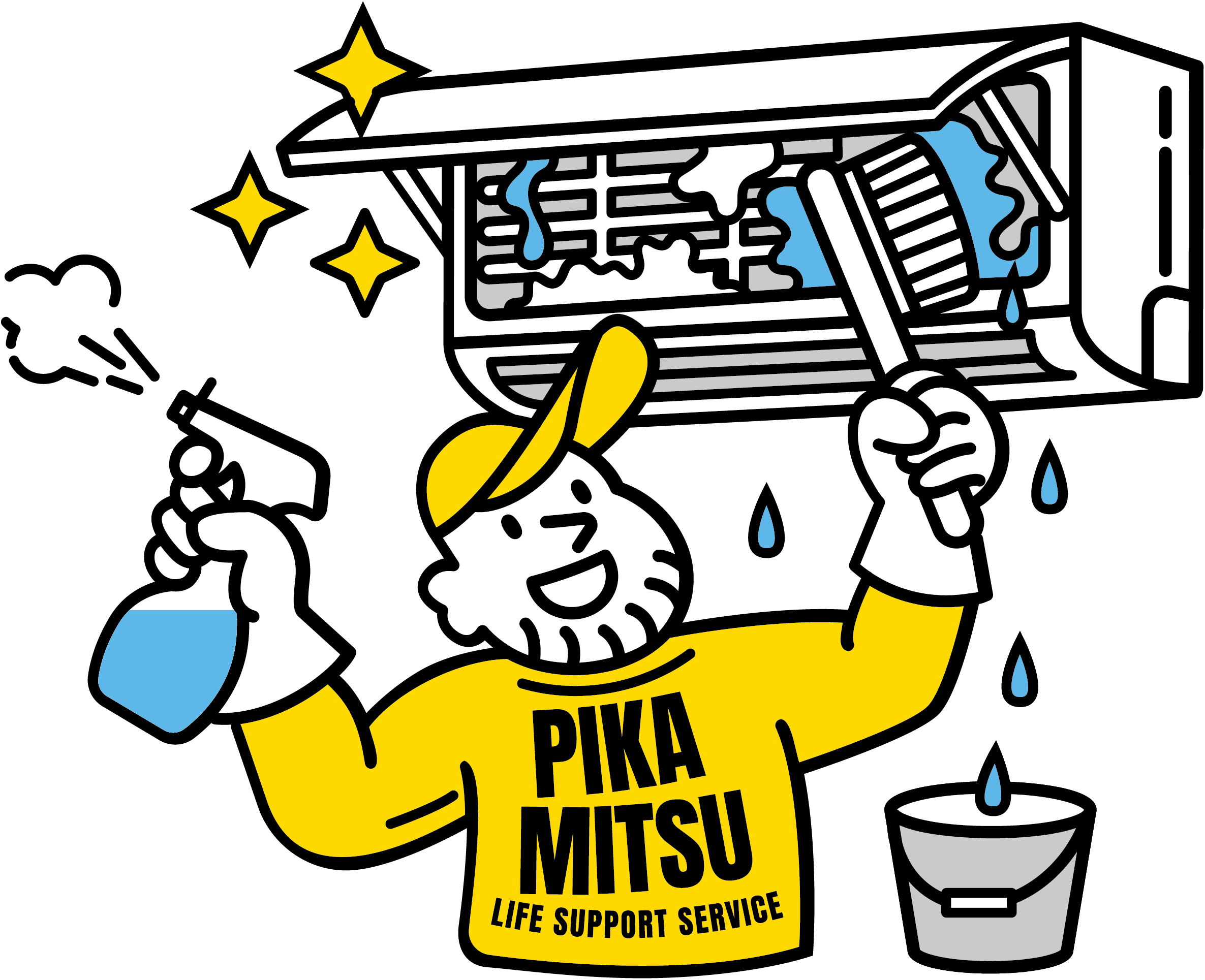 ピカミツのイラスト